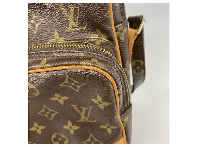 Borsa a tracolla Louis Vuitton Monogram Amazon Marrone - vista 9