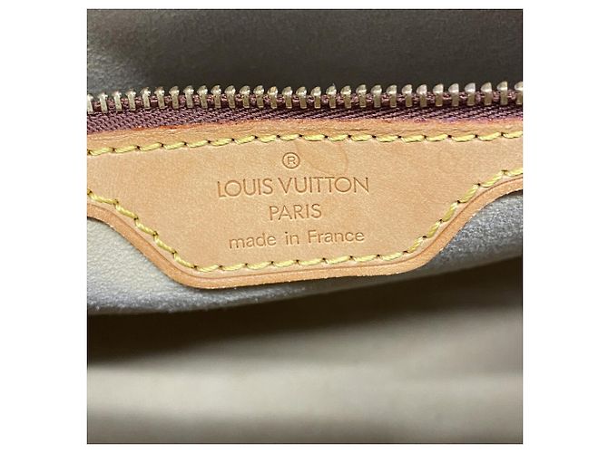 Borsa a tracolla Louis Vuitton Monogram Looping MM Marrone - vista 5