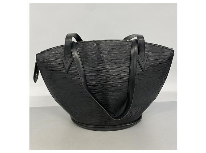 Borsa a tracolla Louis Vuitton Epi Saint Jacques Nero - vista 11