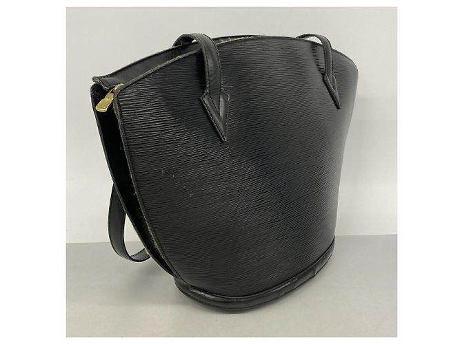 Borsa a tracolla Louis Vuitton Epi Saint Jacques Nero - vista 2