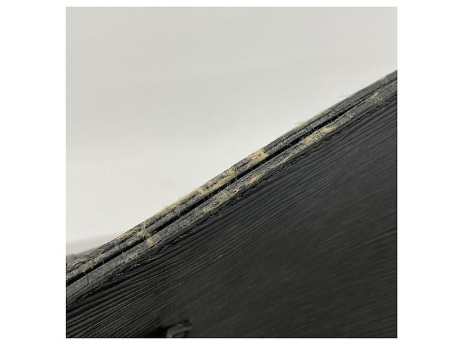 Borsa a tracolla Louis Vuitton Epi Saint Jacques Nero - vista 7