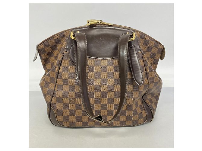 Borsa Louis Vuitton Damier Verona MM N41118 Ebene Damier ebene - vista 12