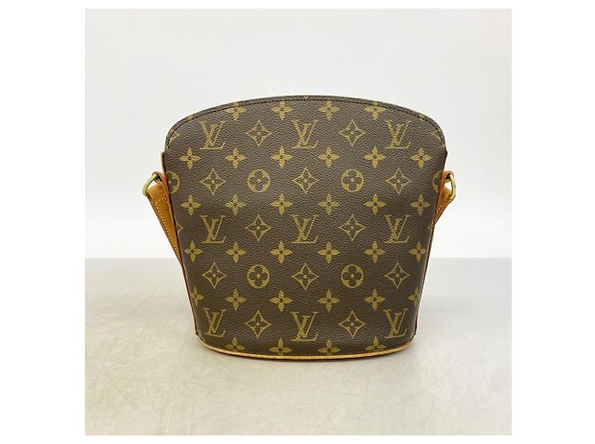 Sac à épaule Louis Vuitton Monogram Druot Marron - vue 9