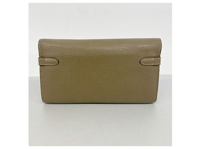 Hermès Cartera larga Hermes Kelly en gris Etoupe Gris pardo - vista 8