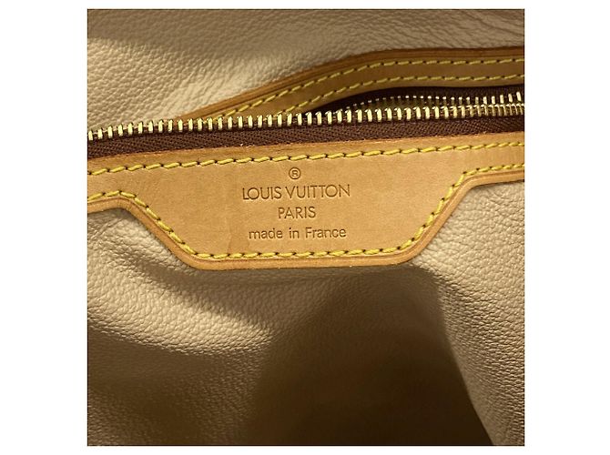 Borsa Tote Louis Vuitton Monogram Bucket GM Marrone - vista 5