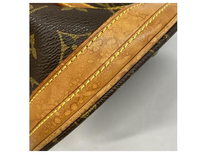 Borsa Tote Louis Vuitton Monogram Bucket GM Marrone - vista 6