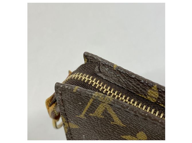 Borsa Tote Louis Vuitton Monogram Bucket GM Marrone - vista 7