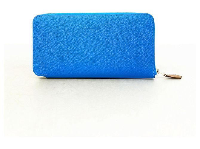 Hermès Portafoglio lungo Hermes Azap Blu - vista 5