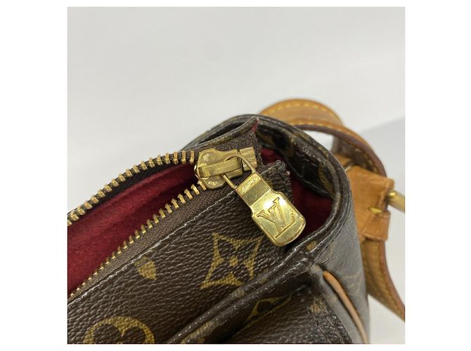 Borsa a tracolla Louis Vuitton Monogram Vivacite GM Marrone - vista 11