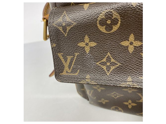 Borsa a tracolla Louis Vuitton Monogram Vivacite GM Marrone - vista 12