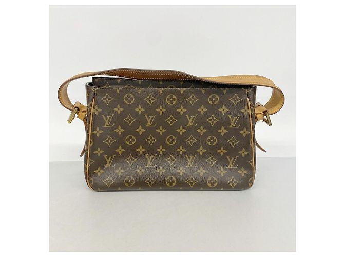 Borsa a tracolla Louis Vuitton Monogram Vivacite GM Marrone - vista 13