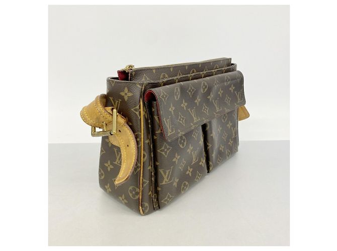 Borsa a tracolla Louis Vuitton Monogram Vivacite GM Marrone - vista 2