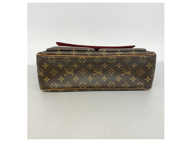 Borsa a tracolla Louis Vuitton Monogram Vivacite GM Marrone - vista 3