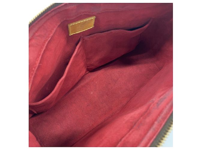 Borsa a tracolla Louis Vuitton Monogram Vivacite GM Marrone - vista 4