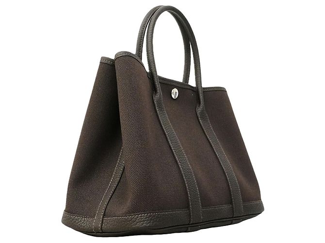 Hermès Borsa Tote Hermes Garden TPM Marrone - vista 2