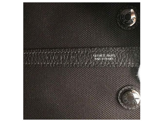 Hermès Borsa Tote Hermes Garden TPM Marrone - vista 5