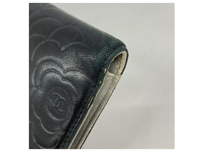 Cartera larga Chanel de piel de cordero negra Negro - vista 5