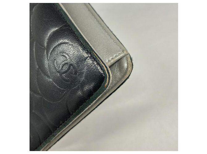 Cartera larga Chanel de piel de cordero negra Negro - vista 6