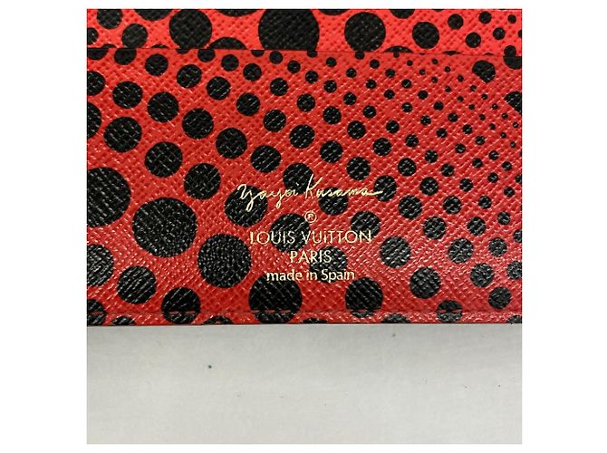 Louis Vuitton Monogram Wave Portefeuille Insolite Long Wallet Rosso - vista 4