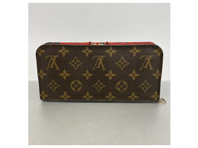 Louis Vuitton Monogram Wave Portefeuille Insolite Long Wallet Rosso - vista 9