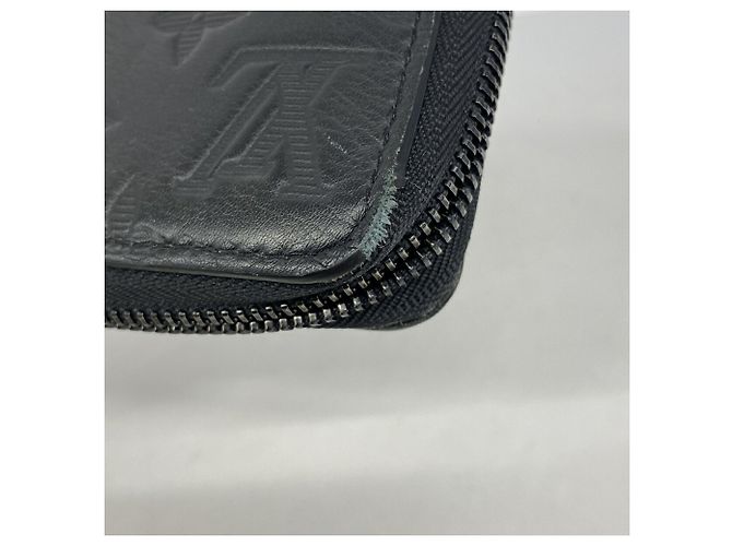 Louis Vuitton Monogram Shadow Zippy Wallet Black - view 6