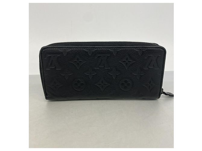 Louis Vuitton Monogram Shadow Zippy Wallet Black - view 8