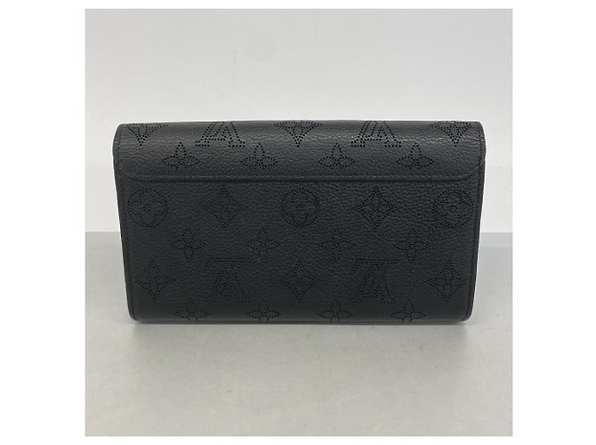 Louis Vuitton Mahina Portefeuille Iris Long Wallet Nero - vista 10