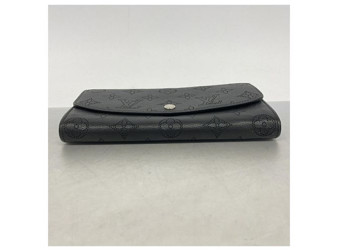 Louis Vuitton Mahina Portefeuille Iris Long Wallet Nero - vista 2