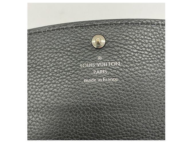 Louis Vuitton Mahina Portefeuille Iris Long Wallet Nero - vista 4