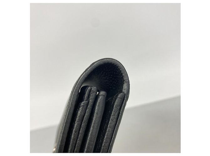 Louis Vuitton Mahina Portefeuille Iris Long Wallet Nero - vista 6