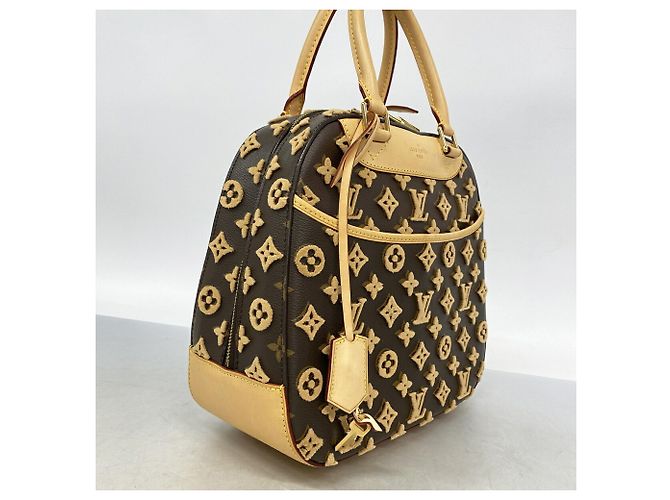 Louis Vuitton Monogram Tuftage 3D Deauville Cube Handtasche Beige - Ansicht 2