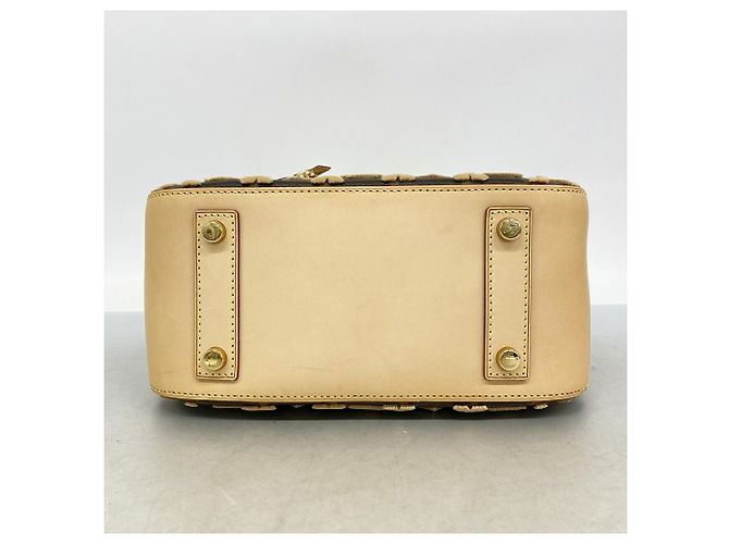 Louis Vuitton Monogram Tuftage 3D Deauville Cube Handtasche Beige - Ansicht 3