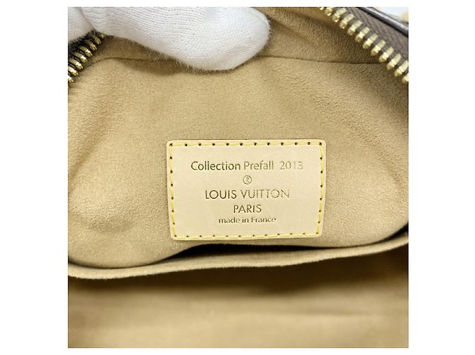 Louis Vuitton Monogram Tuftage 3D Deauville Cube Handtasche Beige - Ansicht 5