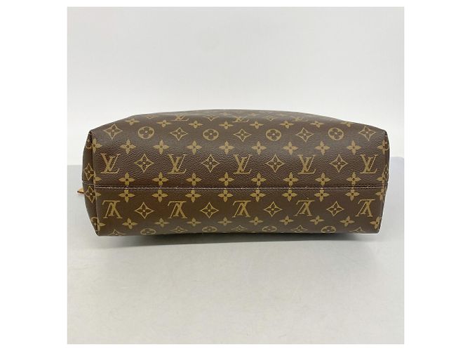 Borsa a tracolla Louis Vuitton Monogram Graceful MM Marrone - vista 3