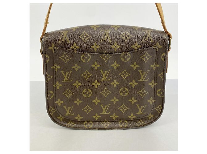 Borsa a tracolla Louis Vuitton Monogram Saint Cloud GM Marrone - vista 12