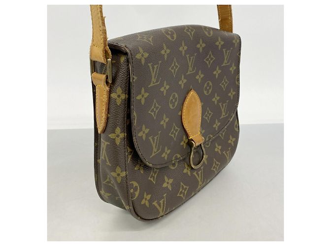 Borsa a tracolla Louis Vuitton Monogram Saint Cloud GM Marrone - vista 2