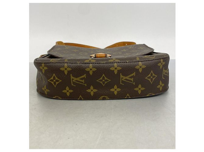 Borsa a tracolla Louis Vuitton Monogram Saint Cloud GM Marrone - vista 3