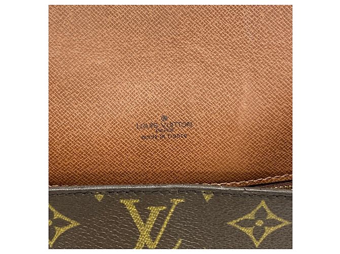 Borsa a tracolla Louis Vuitton Monogram Saint Cloud GM Marrone - vista 5
