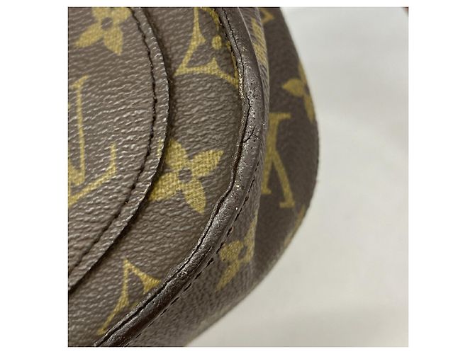 Borsa a tracolla Louis Vuitton Monogram Saint Cloud GM Marrone - vista 7