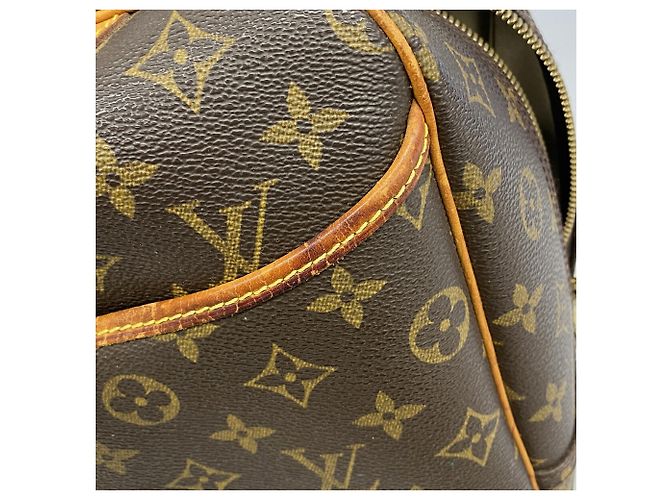 Borsa Louis Vuitton Monogram Deauville Marrone - vista 11
