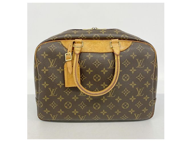 Borsa Louis Vuitton Monogram Deauville Marrone - vista 12