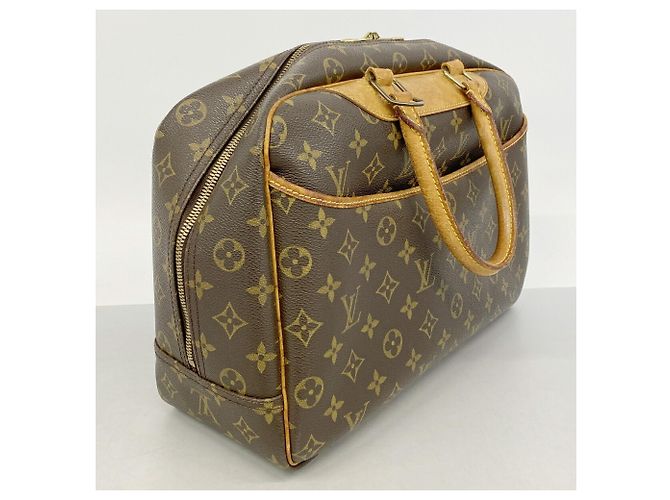 Borsa Louis Vuitton Monogram Deauville Marrone - vista 2