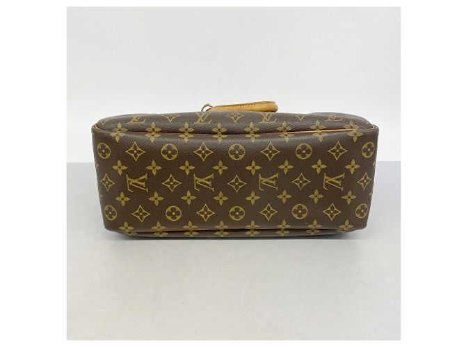 Borsa Louis Vuitton Monogram Deauville Marrone - vista 3