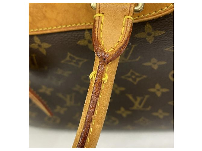Borsa Louis Vuitton Monogram Deauville Marrone - vista 9