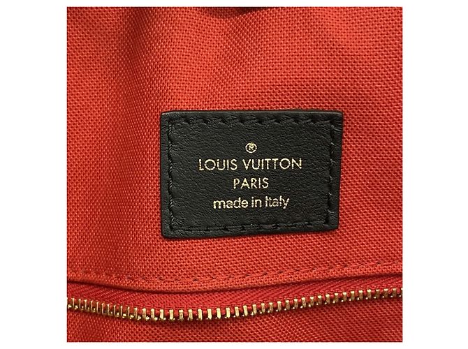 Borsa Tote Louis Vuitton Monogram Giant Reverse OnTheGo GM Marrone - vista 5