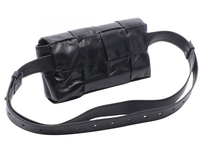 Borsa cintura Bottega Veneta Cassette Nero - vista 2