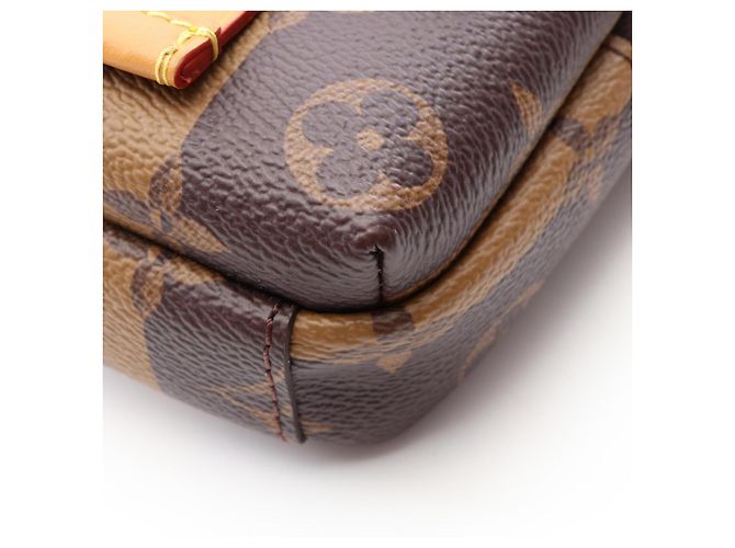 Louis Vuitton x NIGO Double Phone Pouch Marrone - vista 7