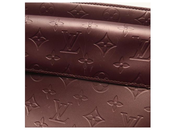 Borsa a tracolla Louis Vuitton Alston Monogram Mat Violet Porpora - vista 14