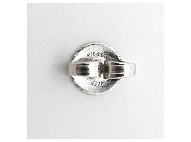 Orecchini Tiffany & Co. T Smile in oro bianco 18K - vista 5