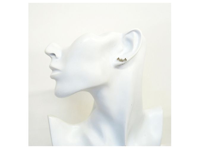 Orecchini Tiffany & Co. T Smile in oro bianco 18K - vista 6
